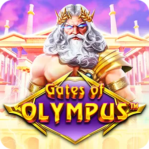 Bir sağlayıcıya ait Gates of Olympus slot oyununun kapak görseli